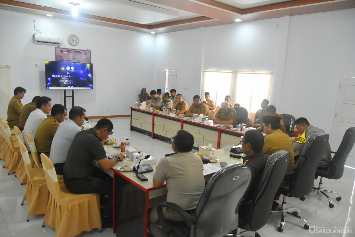 27 Agustus 20024 - Sidang Gugus Tugas Reforma Agraria Kabupaten Sarolangun Kegiatan Redistribusi Tanah T.A 2024 di Kantor BPN Sarolangun&nbsp;