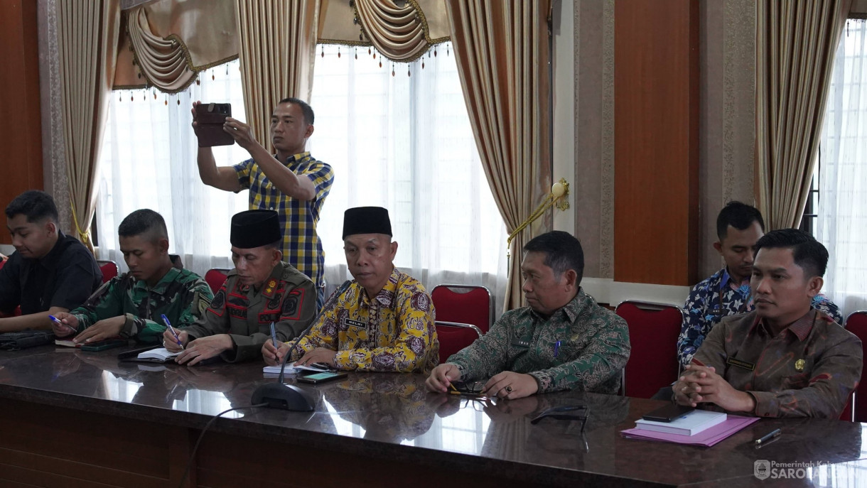 12 Maret 2026&nbsp;Rapat Forkopimda membahas Isu isu aktual Daerah Kab Sarolangun