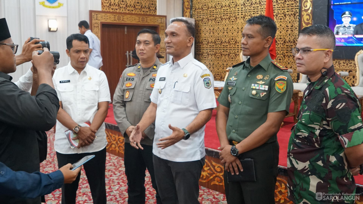 19 Maret 2025 -&nbsp;Rapat Undangan Rakor Lintas Sektoral Pengamanan Idul Fitri 1446 H 2025 M