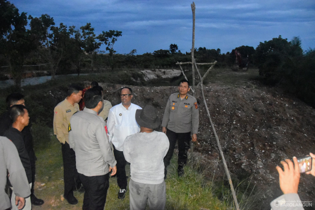 11 Oktober 2024 - Meninjau Kolam Ikan Bekas Peti, Bertempat di Desa Monti Kecamatan Limun