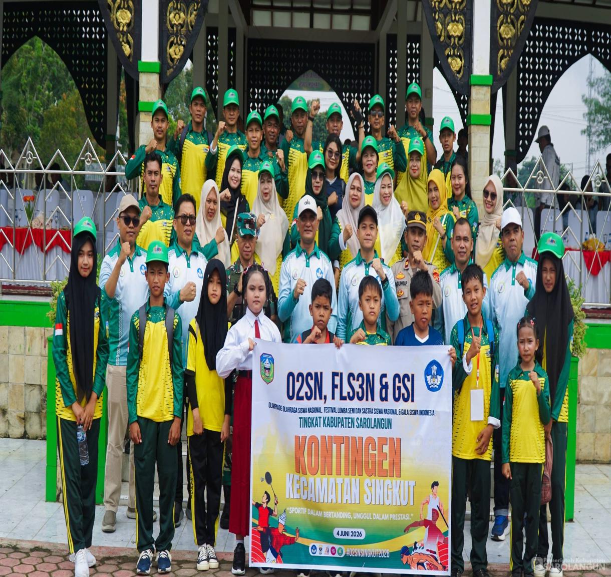 4 Juni 2026 Upacara Pembukaan O2SN, FLS3N, dan GSU Jenjang SD dan SMP Tingkat Kabupaten Sarolangun Tahun 2026 di Lapangan Gunung Kembang Sarolangun
