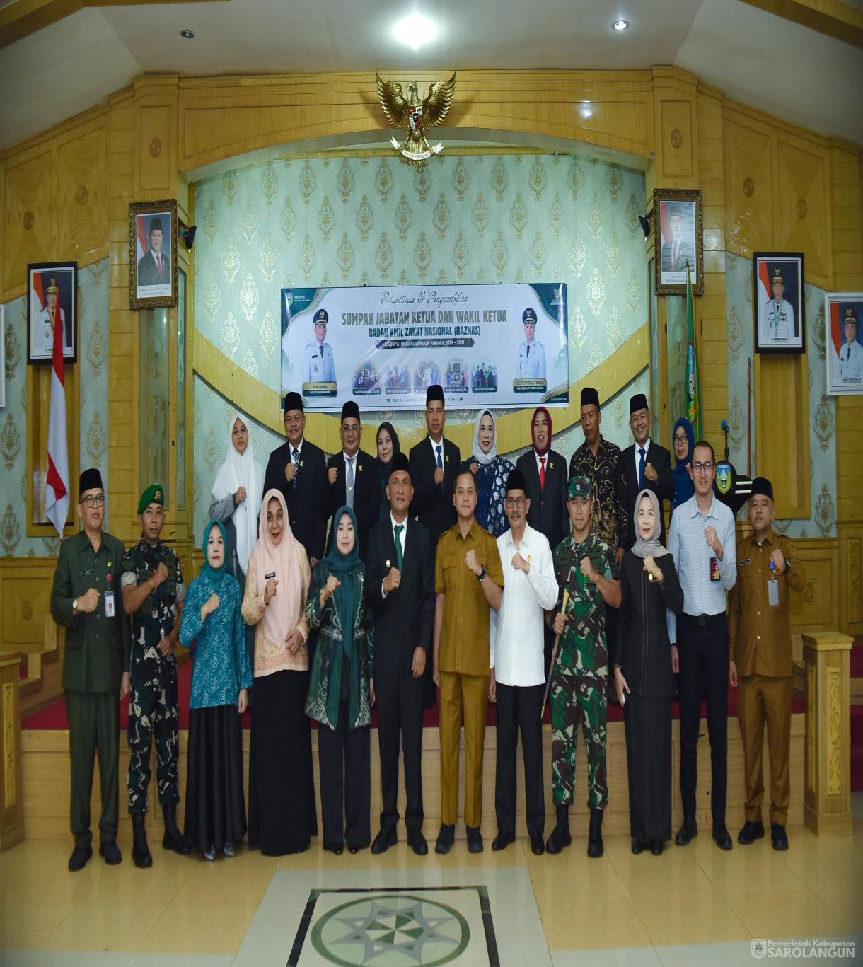 6 Juli 2026 Pelantikan Ketua dan Wakil Ketua Badan Amil Zakat Nasional Kabupaten Sarolangun Periode 2026 sd 2031