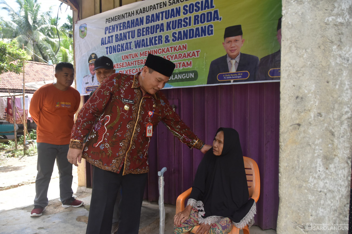 4 Februari 2024 - Penyerahan Bantuan Untuk Penyandang Disabilitas Di Kecamatan Air Hitam