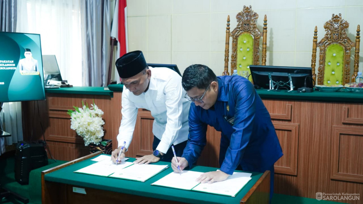 29 Oktober 2025 Penandatanganan MOU Antara Pemerintah Kabupaten Sarolangun Dengan Pengadilan Agama Sarolangun