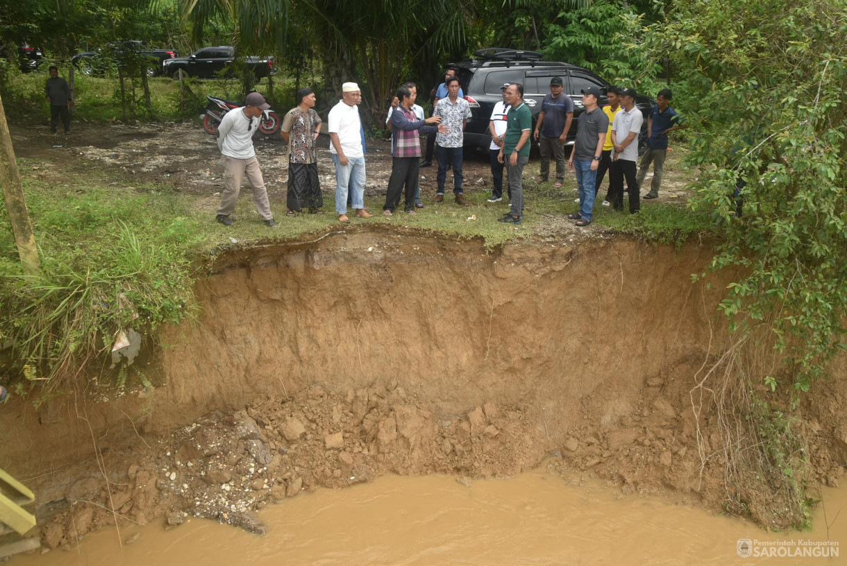2 Maret 2025 - Peninjauan Kondisi&nbsp; Jembatan di Desa Panegah Dan Desa Pulau Aro Kecamatan Pelawan