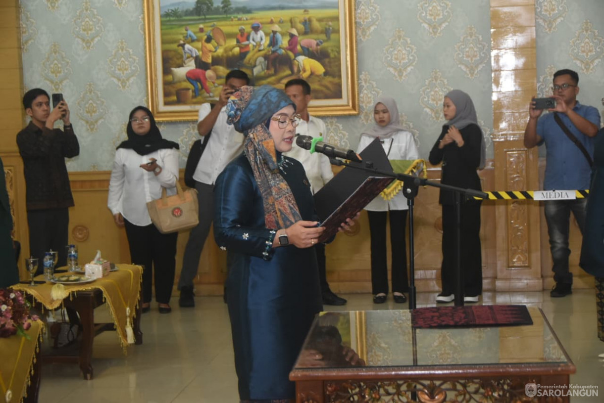 13 Agustus 2025 -&nbsp;Pelantikan Pengurus Dekranasda Kabupaten Sarolangun dan Tim Pembina Posyandu Kabupaten Sarolangun