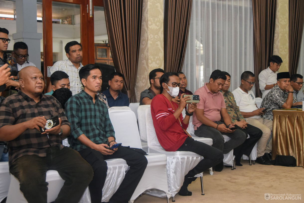 13 Juni 2025 -&nbsp;Ekspose Program 100 Hari Kerja Bupati dan Wakil Bupati Sarolangun Periode 2025 sd2030