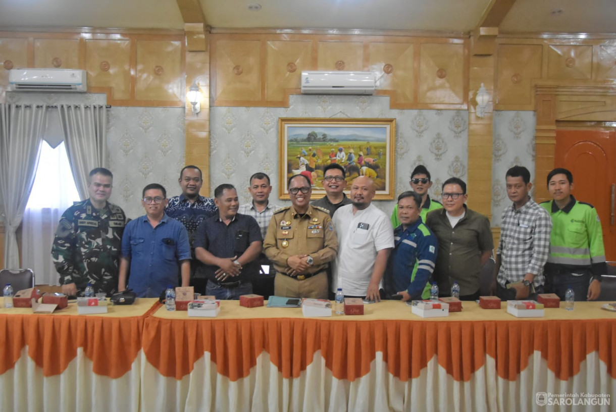 25 November 2024 - Rapat Koordinasi Tindak Lanjut Membahas Dampak Aktifitas Pertambangan di Kabupaten Sarolangun, Bertempat di Ruang Aula Utama Kantor Bupati Sarolangun