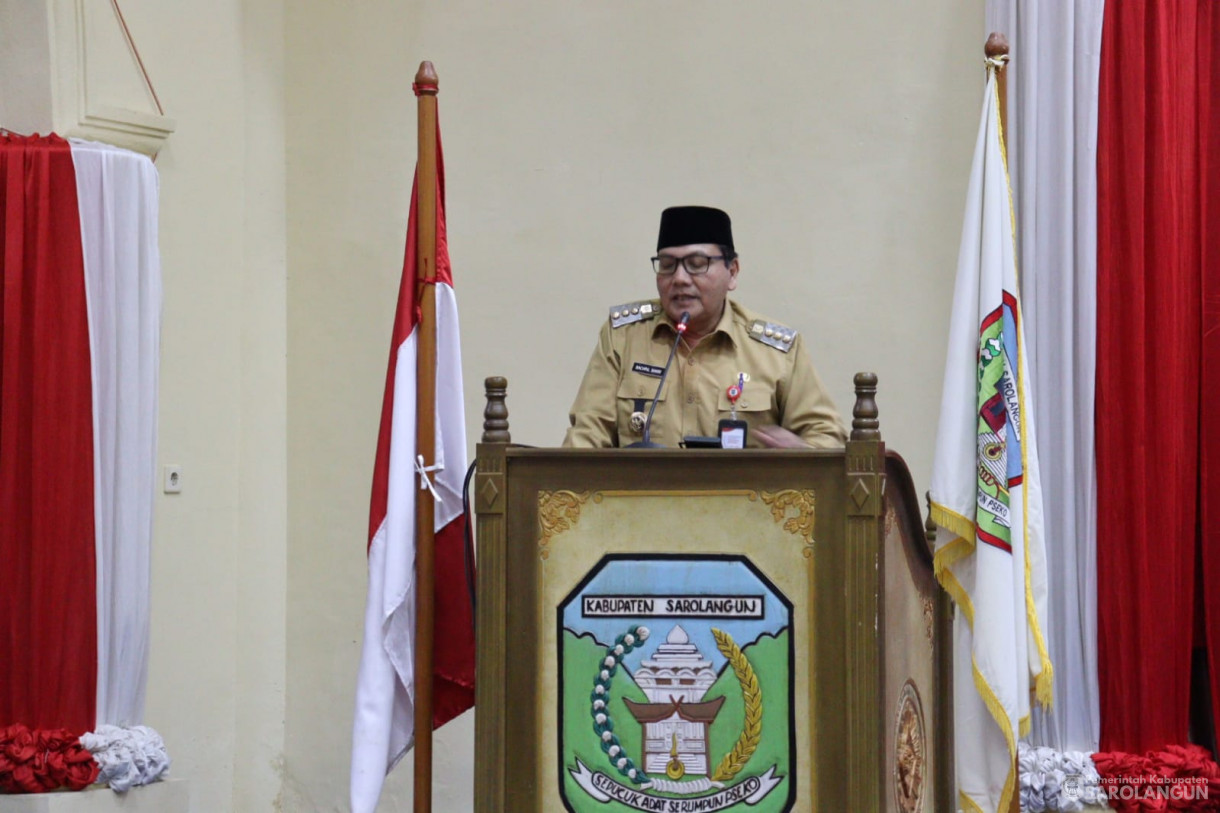 26 Agustus 2024 -&nbsp;Rapat Paripurna Tingkat II Penandatanganan Kesepakatan Bersama tentang Ranperda APBDP Kab. Sarolangun TA.2024 dan Ranperda RPJPD Tahun 2025 sd 2045