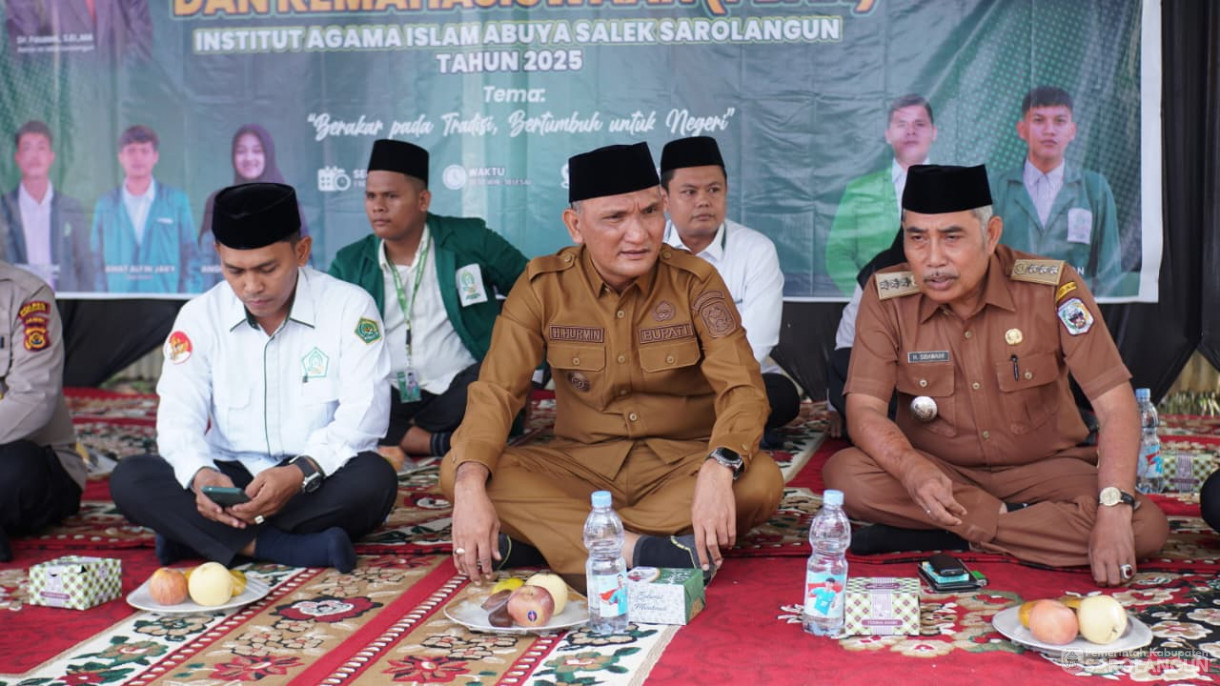 1 September 2025&nbsp; Bupati Sarolangun&nbsp; Membuka acara Pengenalan Budaya Akademik Dan Kemahasiswaan&nbsp; Institut Agama Islam Abuya Salek Sarolangun Tahun 2025 Bertempat di Kampus Institut Agama Islam Abuya Salek, Kecamatan Pelawan