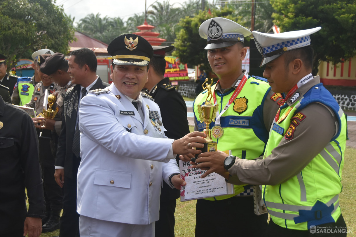 1 Juli 2024 -&nbsp;Ops Upacara Bhayangkara ke 78 Tahun 2024, Bertempat di Lapangan Polres Sarolangun