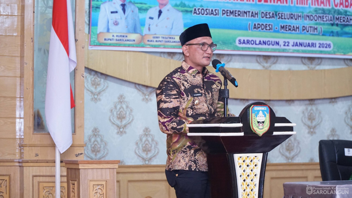 22 Januari 2026 Pelantikan Pengurus DPC APDESI Merah Putih Kabupaten Sarolangun