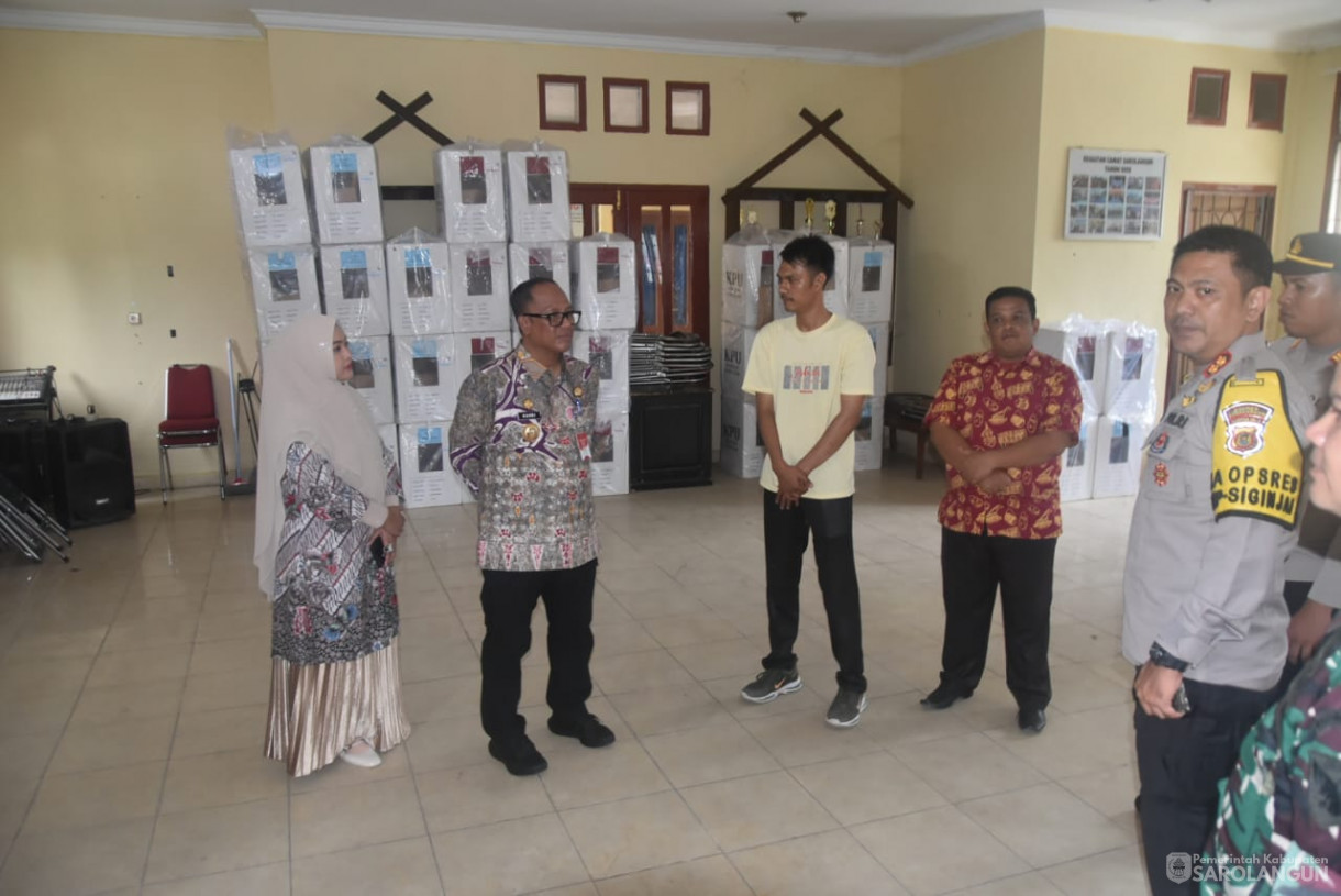 28 November 2024 - Monitoring Logistik Pasca Pemilukada Kabupaten Sarolangun, Bertempat di Kantor Camat Sarolangun