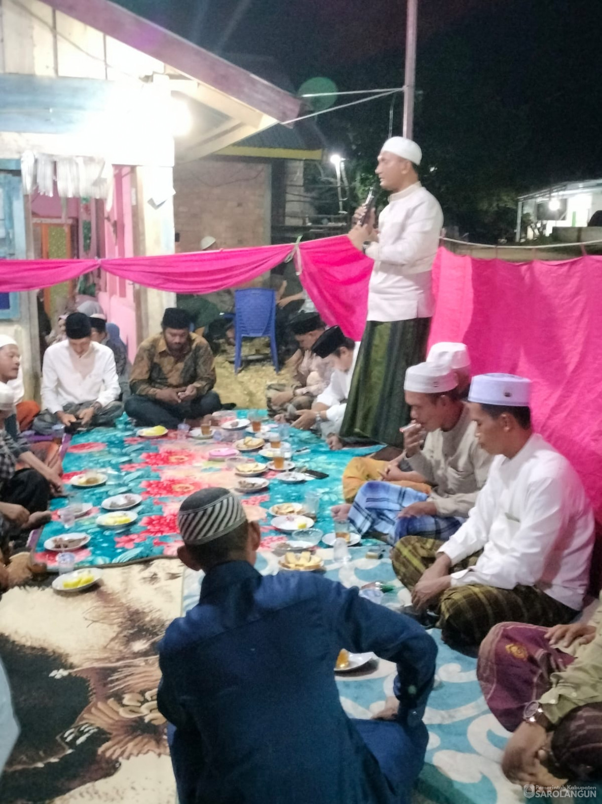 13 Juni 2025 - Bupati Menghadiri Undangan Sedekah 2 kali Nujuh Di Desa Mensao Kecamatan Limun