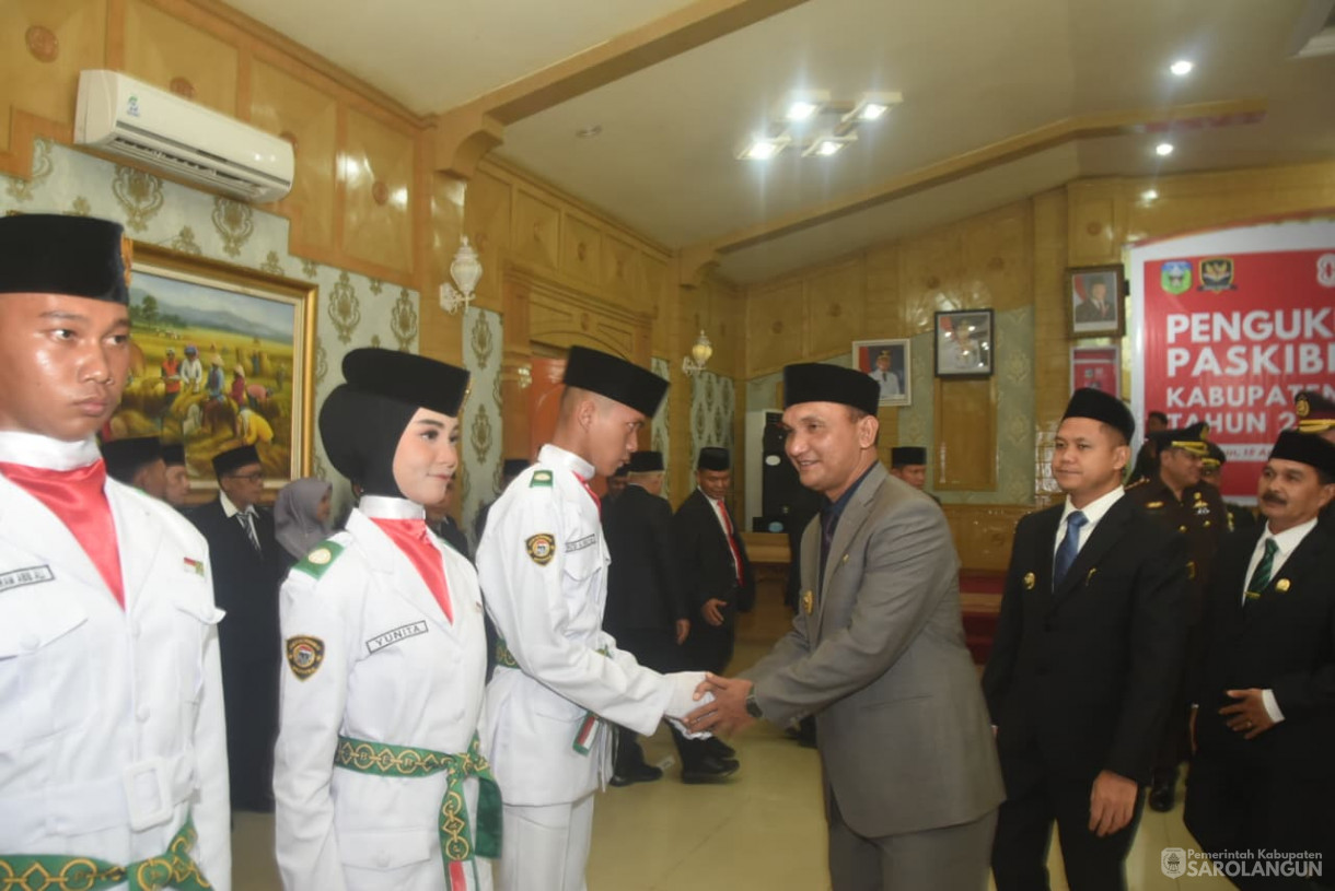 15 Agustus 2025 Pengukuhan Paskibraka Kabupaten Sarolangun