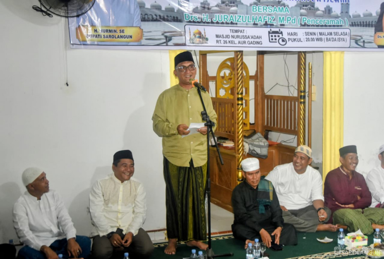 22 September 2025 Maulid Nabi Muhammad SAW di Masjid Nurussaadah RT 26 Kelurahan Aurgading