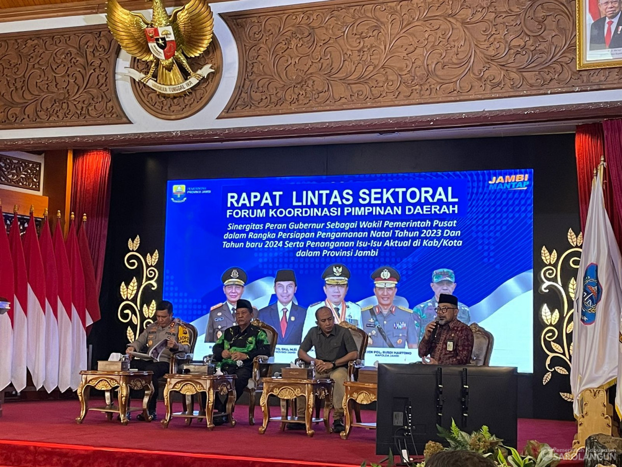 15 Desember 2023 – Rapat Lintas Sektoral Forum Koordinasi Pimpinan Daerah