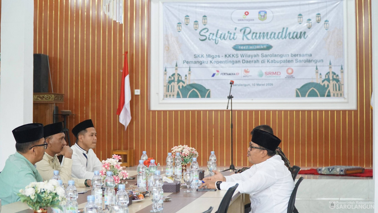10 Maret 2026&nbsp;Silaturahmi dan Buka Puasa bersama SKK Migas&nbsp; KKS bersama Forkopimda di Saung Bang Radja Kelurahan Sukasari