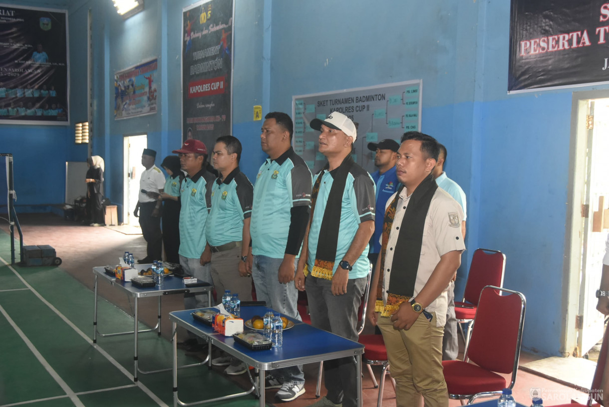 26 Juli 2025 - Pembukaan Turnamen PBSI Cup Tahun 2025 dan Pengukuhan Pengurus PBSI Sarolangun di Hall Pemda Sarolangun