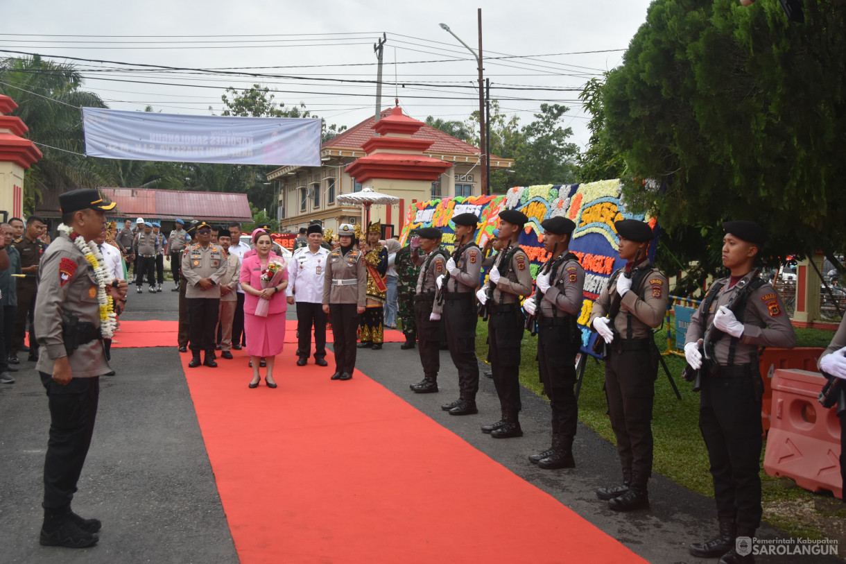 10 Januari 2024 - Menyambut Kedatangan Kapolres Baru Di Polres Sarolangun