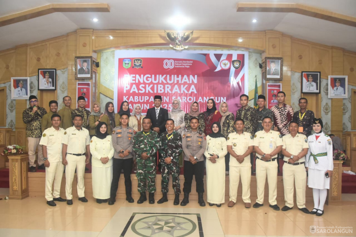 15 Agustus 2025 Pengukuhan Paskibraka Kabupaten Sarolangun