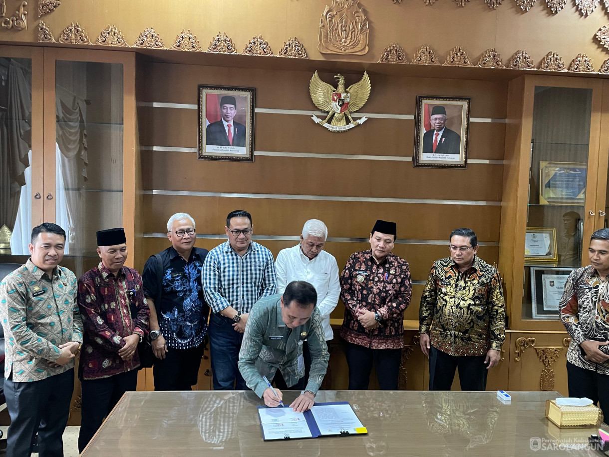 6 Juni 2024 -&nbsp;Kegiatan Kunjungan Kerja sekaligus penandatanganan Kesepakatan Bersama antara Pemerintah Kab Sarolangun dengan Pemerintah Kab Sumedang