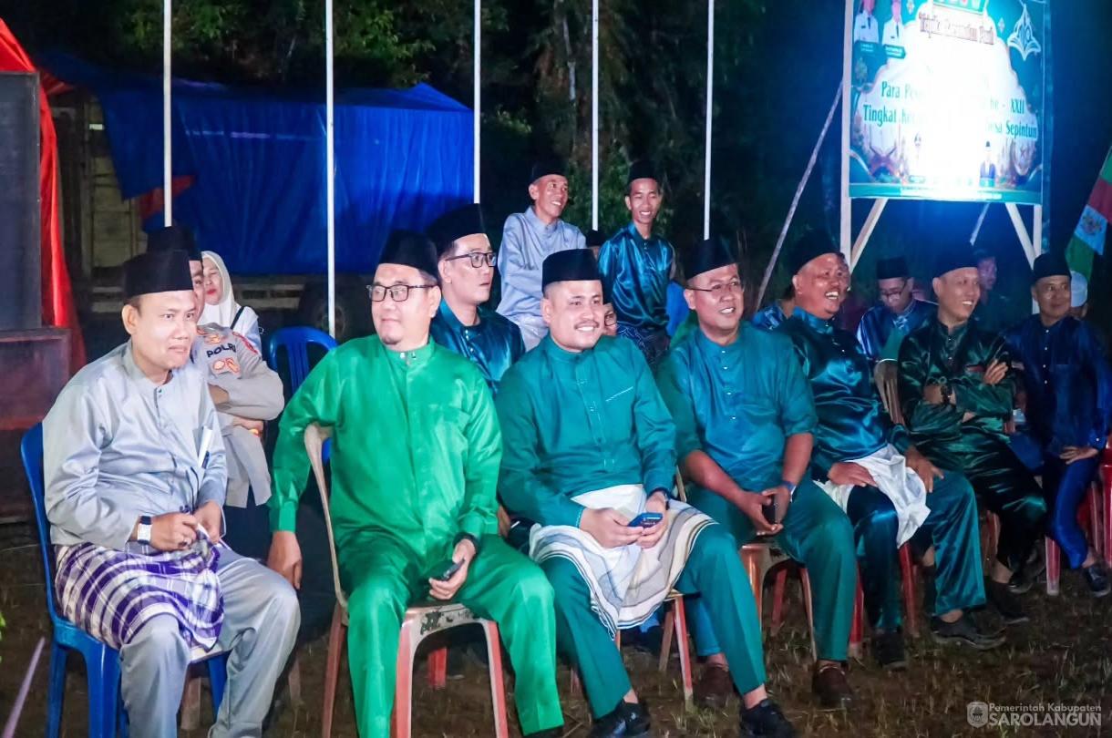 15 Juni 2026 Bupati Sarolangun membuka MTQ Tingkat Kecamatan Pauh di Desa Sepintun