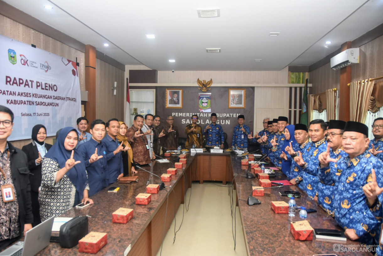17 Juni 2025 - Rapat Pleno Tim Percepatan Akses Keuangan Daerah Kabupaten Sarolangun&nbsp;