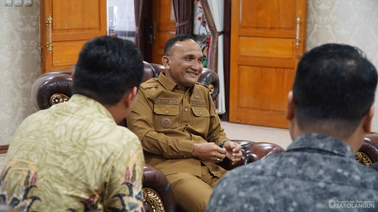 14 April 2026 Silaturrahmi Pimpinan BRI Cabang sarolangun dengan Bupati Sarolangun di Rumah Dinas Bupati Sarolangun