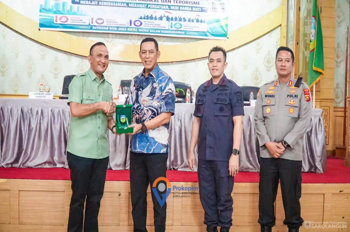 7 Agustus 2026 Sosialisasi Akbar Paham Radikal dan Terorisme, Tindak Pidana Cyber dan Perundungan di Lingkungan Pemerintah Desa Kelurahan dan Kecamatan seKabupaten Sarolangun