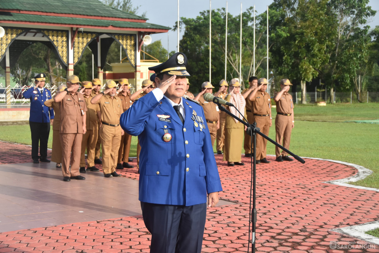 4 Maret 2024 - Upacara Peringatan HUT Pemadam Kebakaran dan Penyelamatan Ke 105 Di Lapangan Gunung Kembang Sarolangun