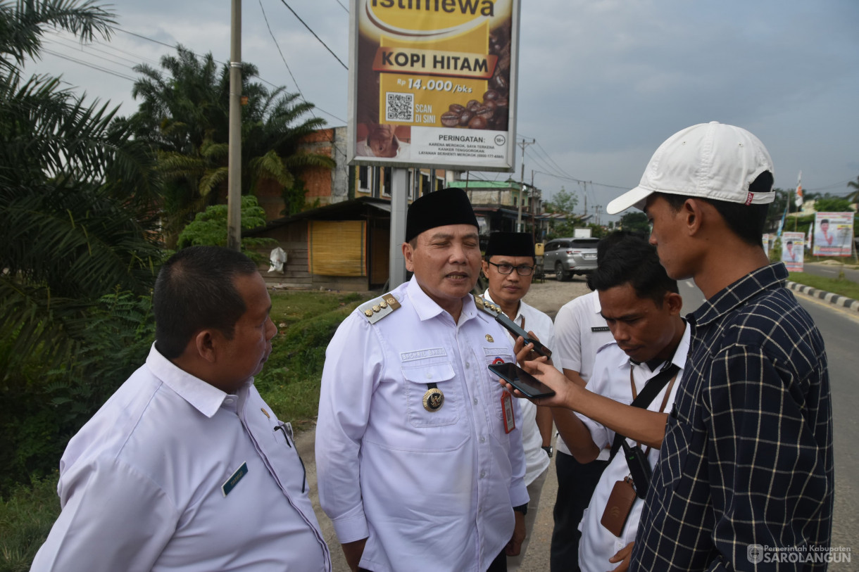 31 Januari 2024 - Meninjau Rencana Pembangunan Lampu Jalan Di Kelurahan Sarkam