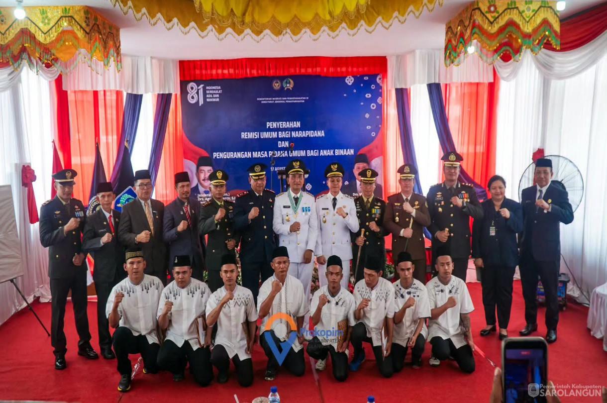 17 Agustus 2026 Penyerahan Remisi HUT RI ke 81 bagi Warga Binaan di Lapas Sarolangun