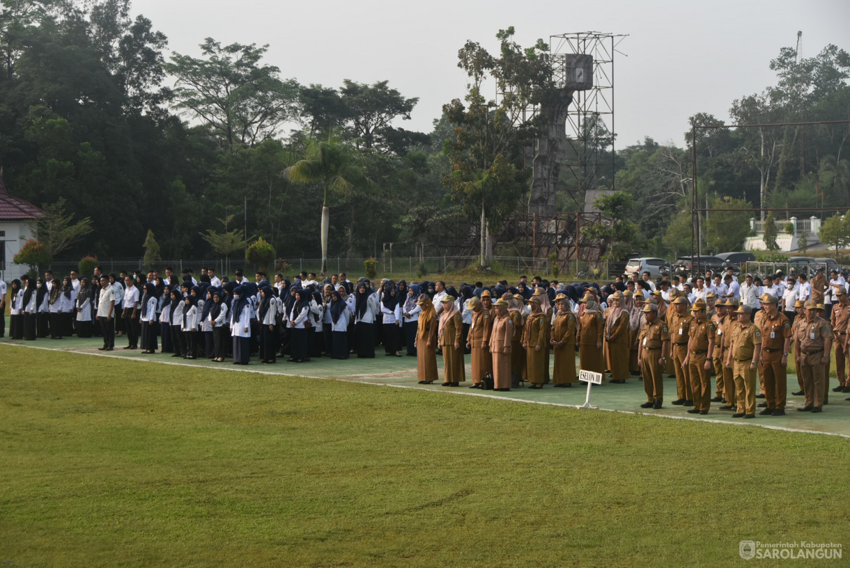 29 Juli 2024 -&nbsp;Apel Gabungan, Bertempat di Lapangan Gunung Kembang Sarolangun