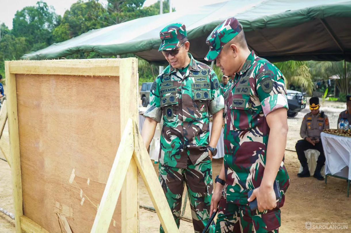 27 Juli 2026 Peninjauan Pembangunan Konstruksi Fasilitas dan Infrastruktur Yonif TP 896 Serumpun Pseko