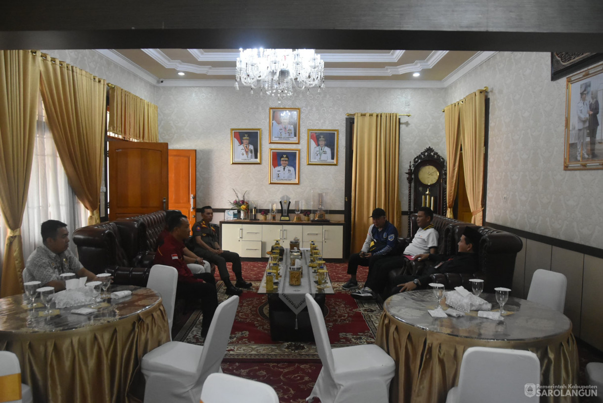15 Agustus 2024 -&nbsp;Audiensi Dengan Kalapas IIB Sarolangun, Bertempat di Rumah Dinas Bupati Sarolangun