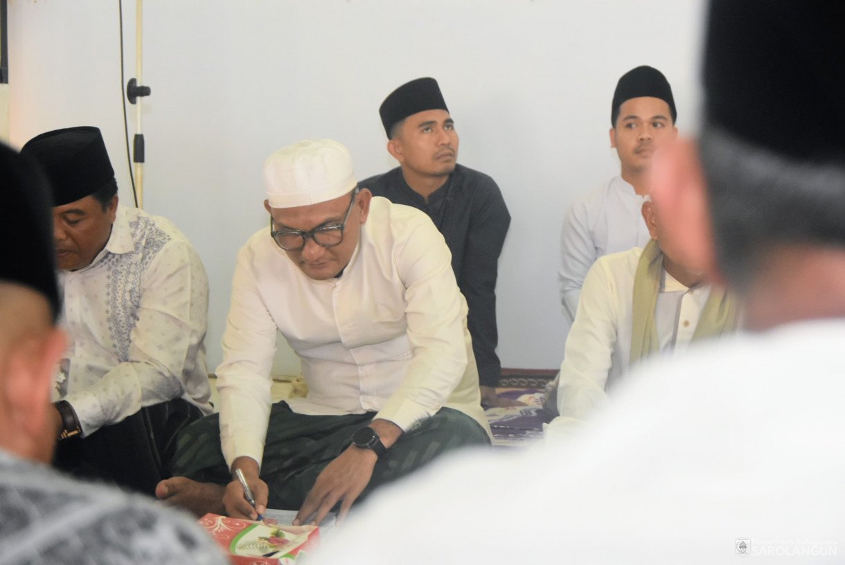 25 Juli 2025 - Sholat Jumat Berjamaah dan Sedekah Turun Betaun Masyarakat Desa Tanjung di Masjid Al Muawwanah Desa Tanjung