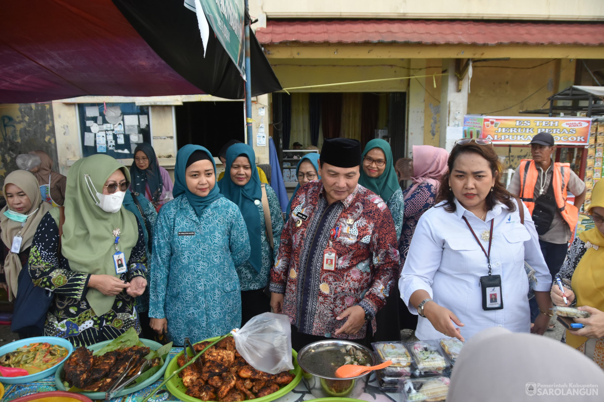 21 Maret 2024 - Sidak Takjil Bersama BPOM Provinsi Jambi Di Pasar Bedug Pasar Bawah Sarolangun