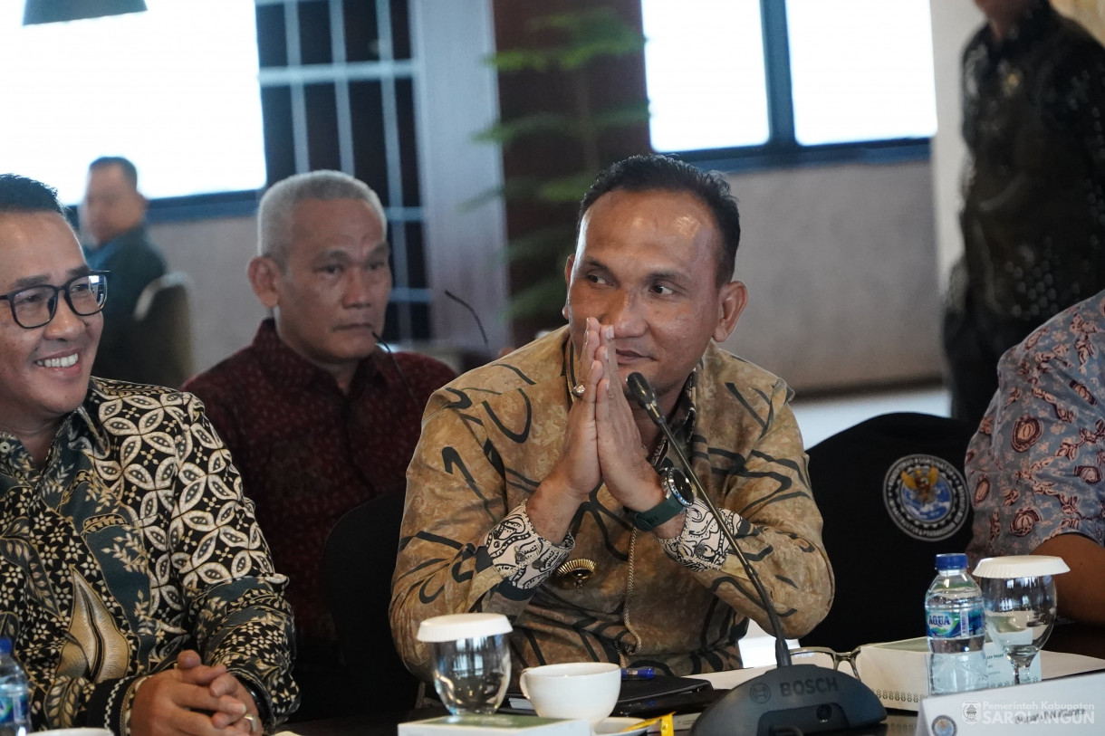 16 Juli 2025 - Bupati H Hurmin Ikut Audiensi Bersama Menteri AHY