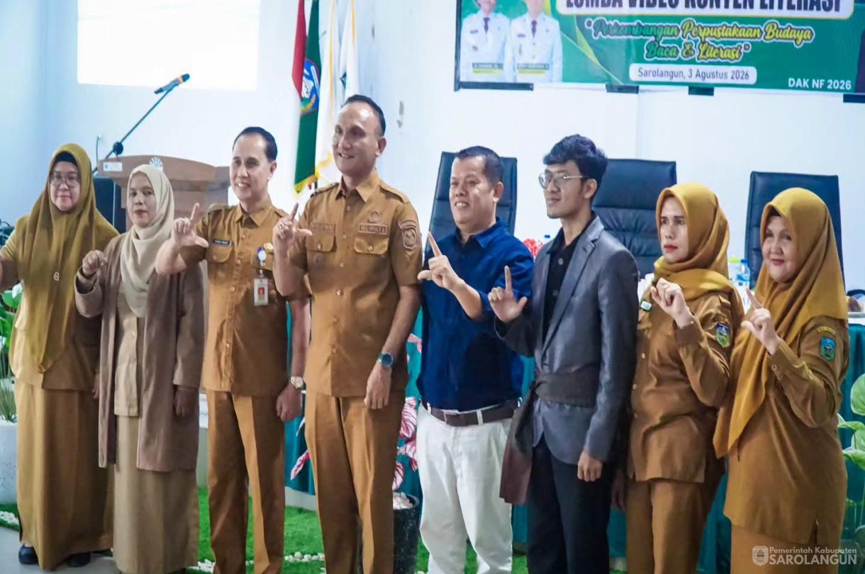 4 Agustus 2026 Pembukaan Lomba Video Konten Literasi Tahun 2026 di Aula Dinas Perpustakaan dan Arsip Daerah kabupaten Sarolangun