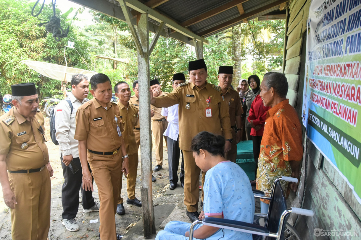 19 Maret 2024 - Penyerahan Alat Bantu Kesehatan Di Desa Pelawan Jaya