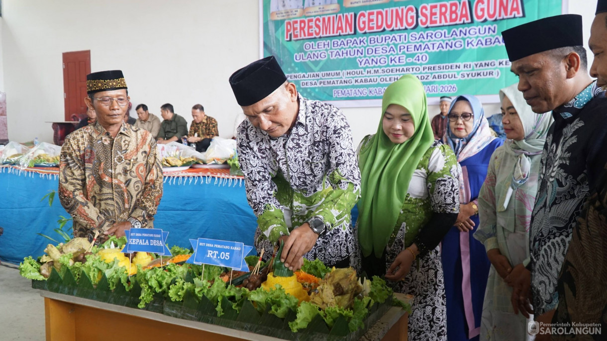 15 Februari 2026&nbsp;Peringatan Ulang Tahun Desa Pematang Kabau yg ke 40, sekaligus Peresmian Gedung Serba Guna Desa Pematang Kabau