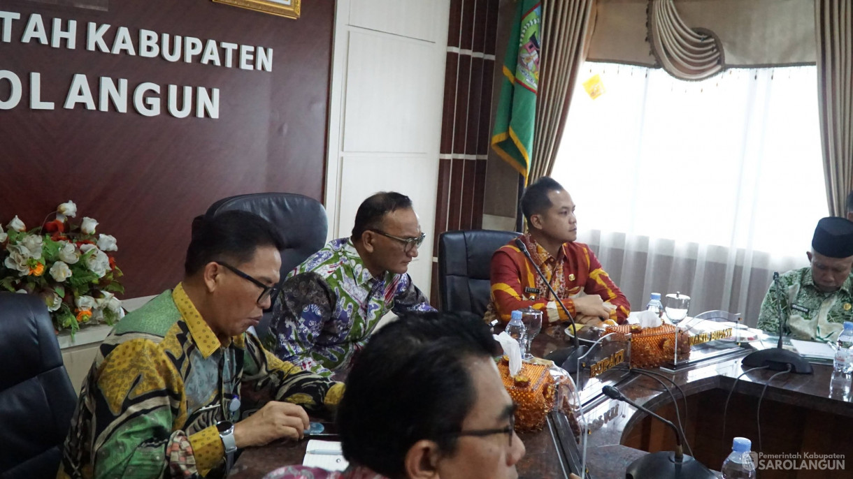 2 April 2026&nbsp;Rapat Entry Meeting atau Pemeriksaan LKPD Tahun 2025 melalui zoom meeting di Ruang Pola Utama Kantor Bupati Sarolangun