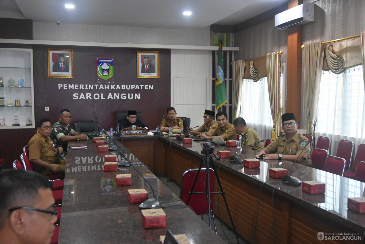 24 Juni 2024 - Rapat Koordinasi Pengendalian Inflasi dan Rapat TPID Di Ruang Pola Utama Kantor Bupati Sarolangun