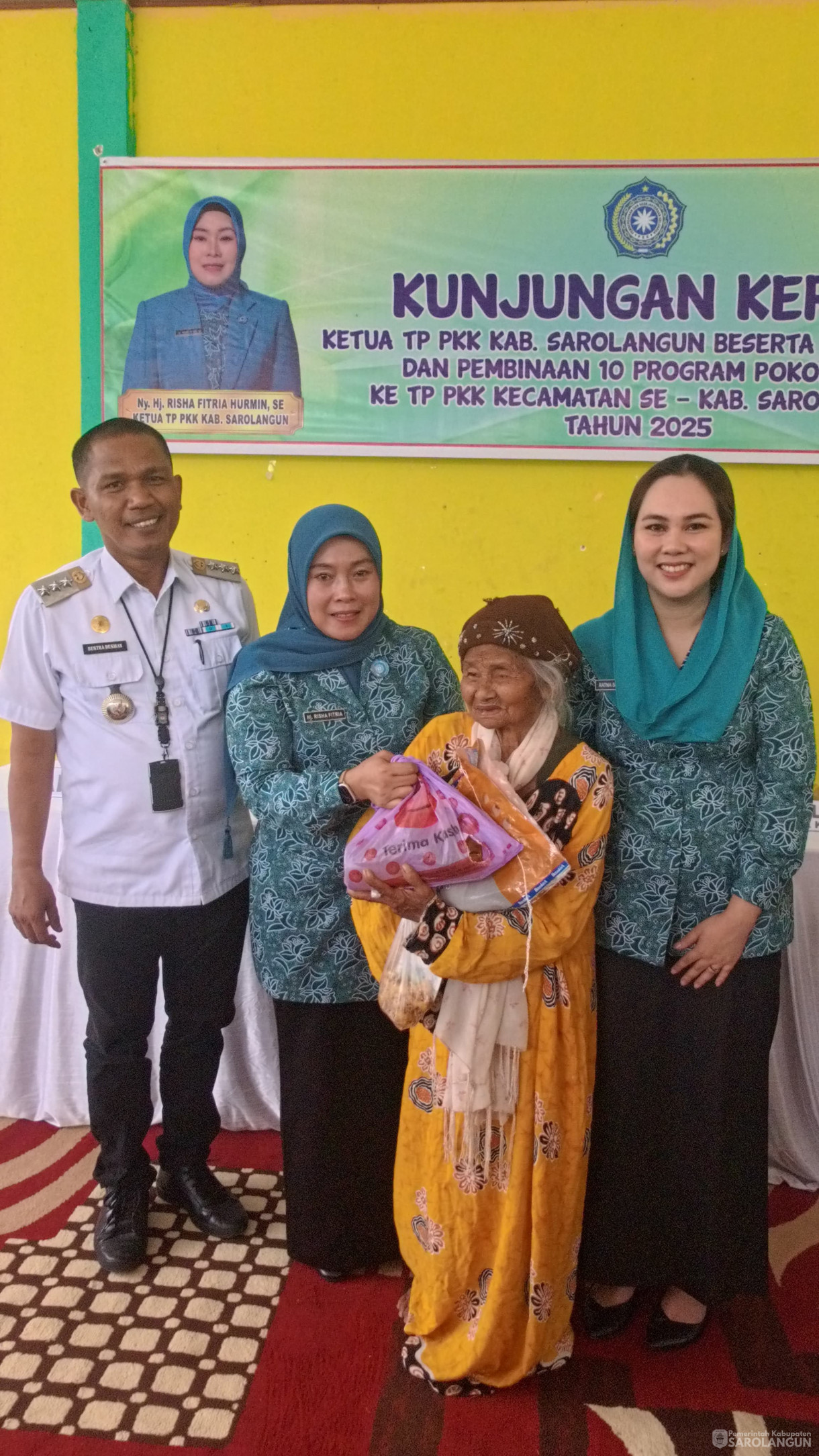 11 Juni 2025 -&nbsp;Kunjungan Ketua TP PKK kabupaten Sarolangun Beserta Rombongan Dalam Rangka Kunjungan Kerja Dan Pembinaan 10 Program Pokok PKK Kecamatan Air Hitam