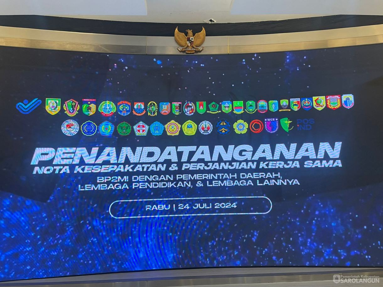 24 Juli 2024 -&nbsp;Penandatanganan Nota Kesepakatan dan Perjanjian Kerja Sama BP2MI Dengan Pemerintah Daerah, Lembaga Pendidikan dan Lembaga lainnya