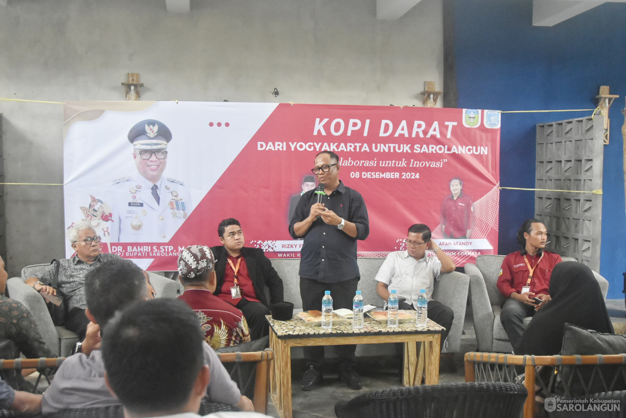 7 Desember 2024 - Kopi Darat Bersama Forum Mahasiswa Sarolangun Yogyakarta, Bertempat di Halaman Toleransi Kopi Signature Sleman Yogyakarta
