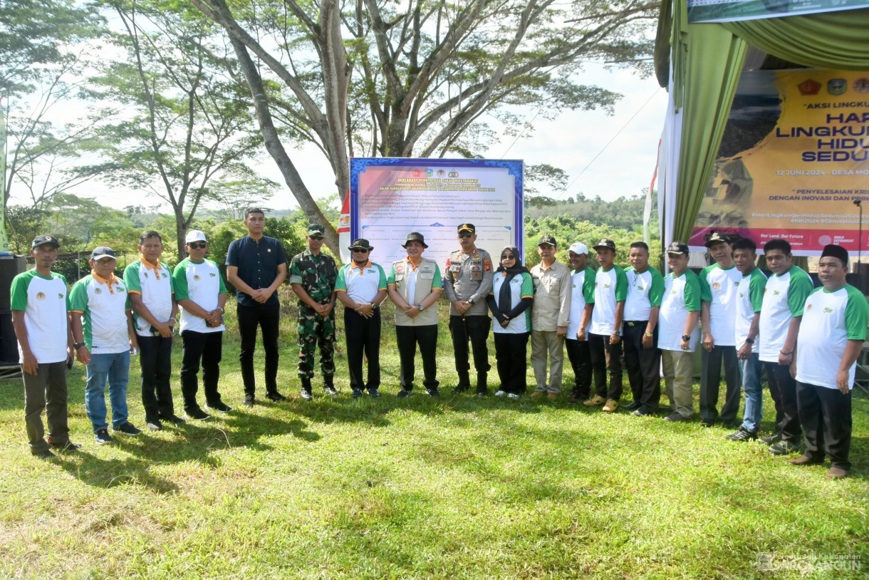 12 Juni 2024 -  Hari Lingkungan Hidup Sedunia Dengan Tema Penyelesaian Krisis Iklim Dengan Inovasi Dan Prinsip Keadilan Di Desa Monti Kecamatan Limun Dan Penebaran Beni