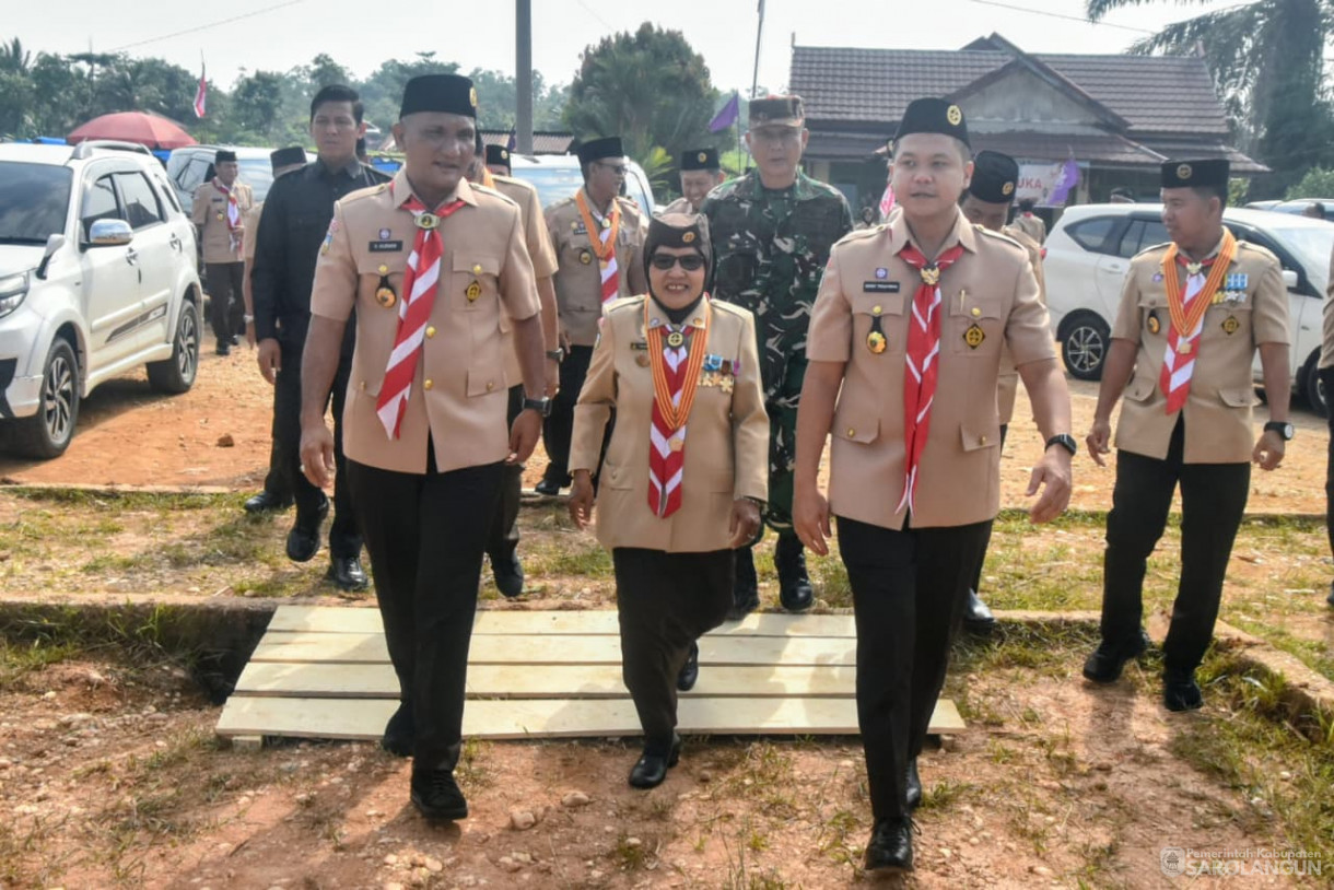 25 September 2025&nbsp; Apel Besar Hari Pramuka Ke 64 Tahun 2025 Tingkat Kwartir Cabang Sarolangun di Lapangan Belakang Kantor Camat Mandiangin