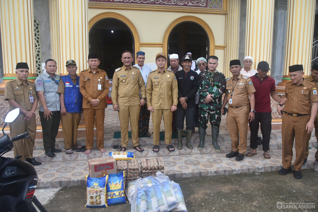 3 Maret 2025 -&nbsp;Meninjau Lokasi Banjir di Desa Ladang Panjang dan Desa Lidung
